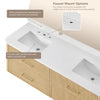 Custom image for Scandinavian Oak with Matte Black Trim / No Mirror