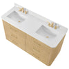 Custom image for Scandinavian Oak with Satin Bronze Trim / Giotto Quartz / No Mirror