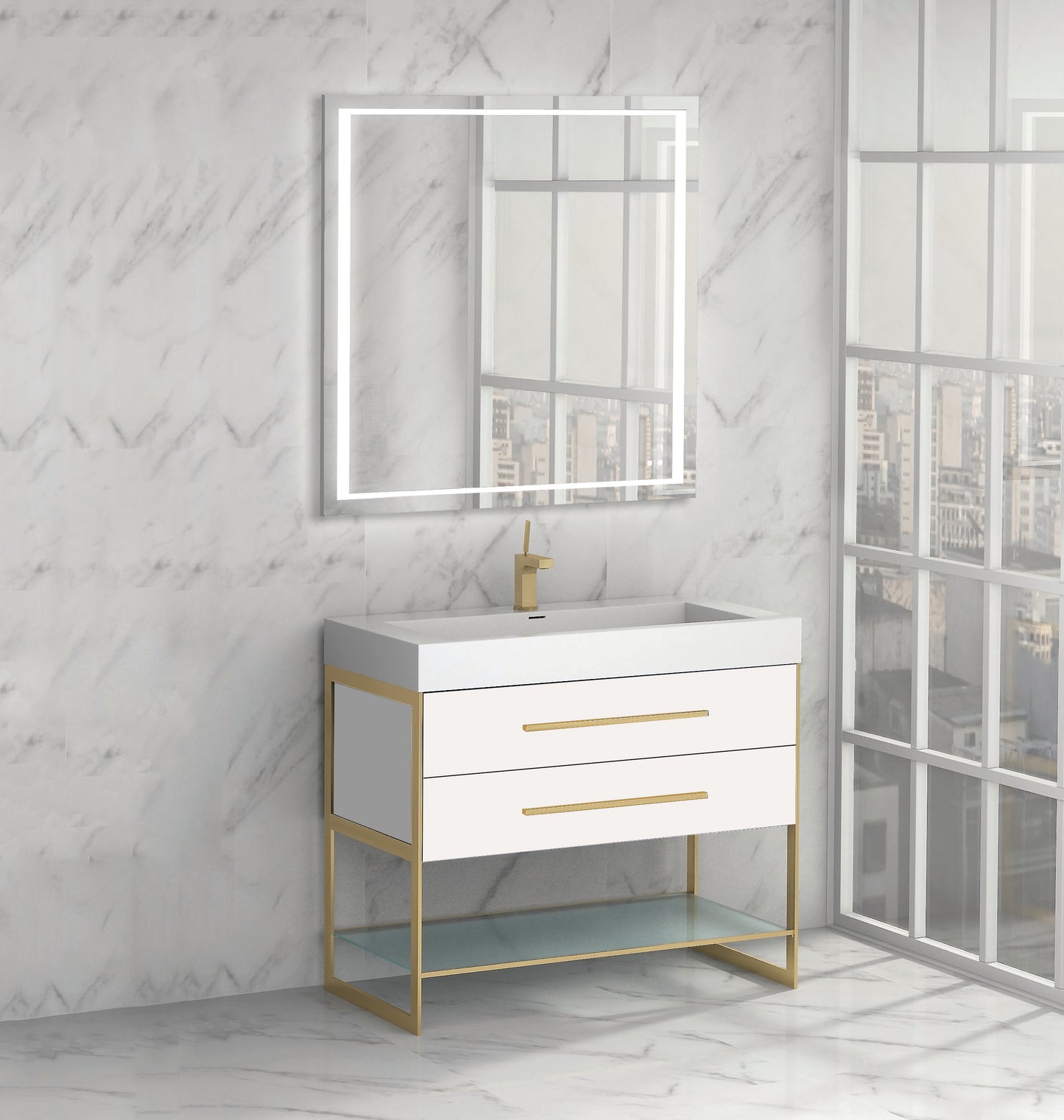 Silhouette 36" Free Standing Cabinet
