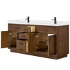 Custom image for Dark Oak with Matte Black Trim / White Cultured Marble / No Mirror