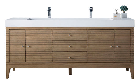 Linear 72" Double Vanity Cabinet