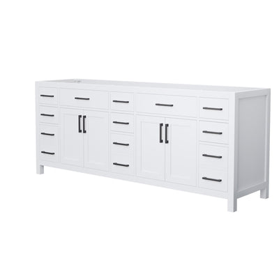 Beckett Bathroom Vanity Cabinet 84 inch Double Sink