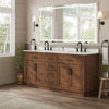 Custom image for Dark Oak with Matte Black Trim / Giotto Quartz / No Mirror