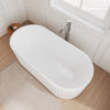 Custom image for White with Shiny White Trim and Brushed Nickel Faucet / 67