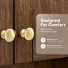 Custom image for Dark Walnut with Brushed Gold Trim