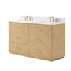 Custom image for Scandinavian Oak with Satin Bronze Trim / Giotto Quartz / No Mirror