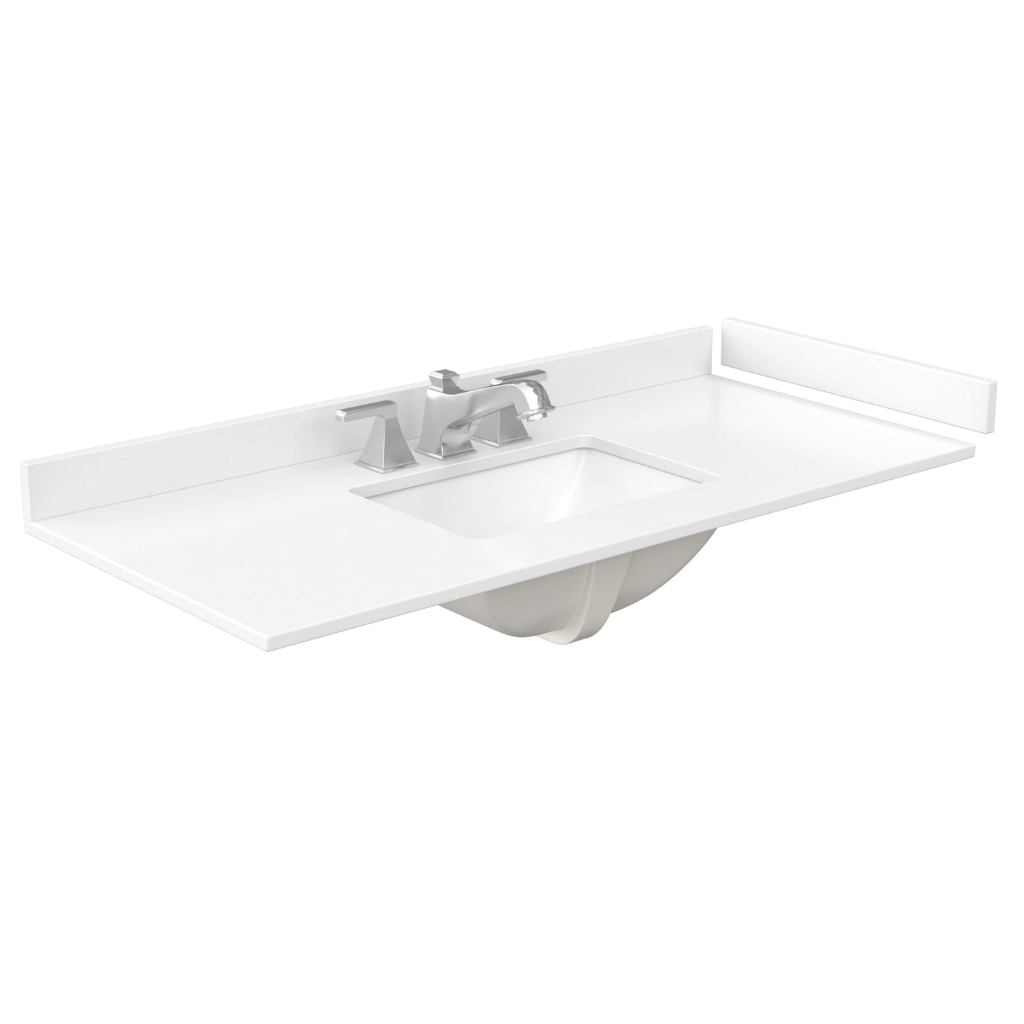 Countertop with Undermount Sink 48 inch 3-hole