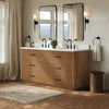 Custom image for Toasted Walnut with Matte Black Trim / Giotto Quartz / No Mirror