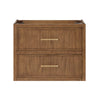 Custom image for Toasted Walnut with Satin Bronze Trim / No Mirror