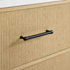 Custom image for Scandinavian Oak with Matte Black Trim / No Mirror