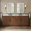 Custom image for Dark Oak with Matte Black Trim / Carrara Cultured Marble / No Mirror