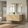 Custom image for Scandinavian Oak with Satin Bronze Trim / Giotto Quartz / No Mirror
