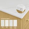 Custom image for Honey Oak with Brushed Gold Trim / No Mirror