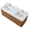 Custom image for Toasted Walnut with Satin Bronze Trim / Giotto Quartz / No Mirror