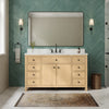 Custom image for Scandinavian Oak with Matte Black Trim / Giotto Quartz / No Mirror