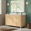 Custom image for Scandinavian Oak with Satin Bronze Trim / White Quartz / No Mirror