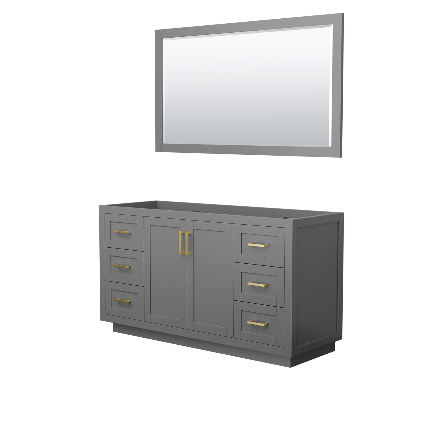 Miranda Bathroom Vanity Cabinet 60 inch Single Sink