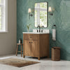 Custom image for Toasted Walnut with Matte Black Trim / Giotto Quartz / No Mirror