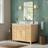 Custom image for Scandinavian Oak with Satin Bronze Trim / White Quartz / No Mirror