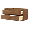 Custom image for Toasted Walnut with Brushed Nickel Trim / No Mirror