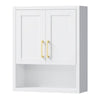 Custom image for White with Brushed Gold Trim