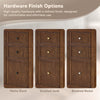 Custom image for Dark Walnut with Brushed Nickel Trim / No Mirror