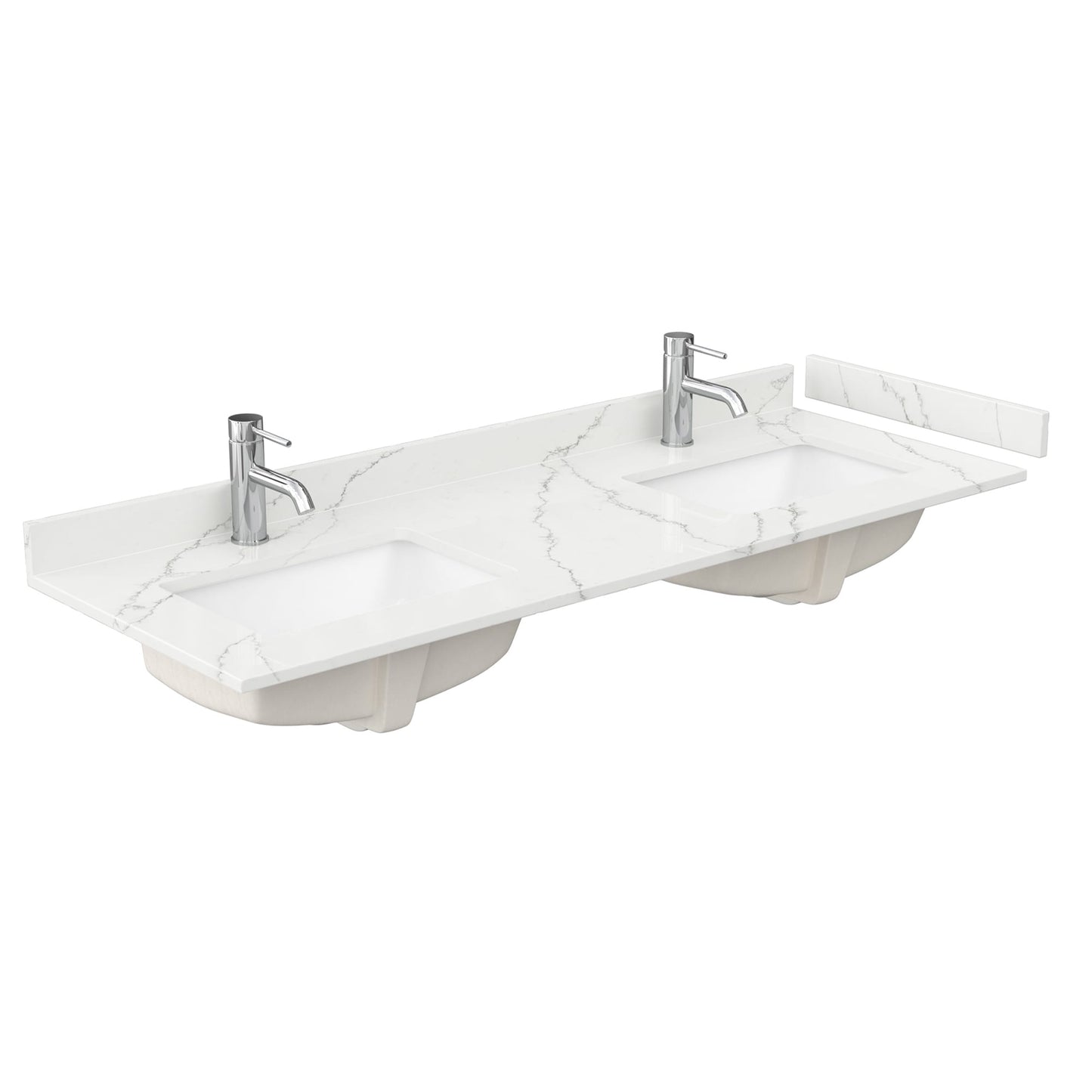 Countertop with Undermount Sink 60 inch Single hole