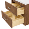 Custom image for Toasted Walnut with Brushed Nickel Trim / Giotto Quartz / No Mirror