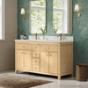 Custom image for Scandinavian Oak with Satin Bronze Trim / Giotto Quartz / No Mirror