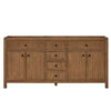 Custom image for Toasted Walnut with Matte Black Trim / No Mirror