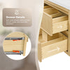 Custom image for Scandinavian Oak with Brushed Nickel Trim / Giotto Quartz / No Mirror