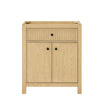 Custom image for Scandinavian Oak with Matte Black Trim / No Mirror