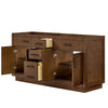 Custom image for Dark Oak with Matte Black Trim / No Mirror