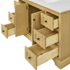 Custom image for Honey Oak with Polished Chrome Trim / No Mirror
