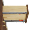 Custom image for Dark Oak with Brushed Gold Trim / Carrara Cultured Marble / No Mirror