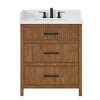 Custom image for Toasted Walnut with Matte Black Trim / Giotto Quartz / No Mirror