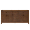Custom image for Dark Walnut with Matte Black Trim / No Mirror