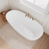 Custom image for White with Shiny White Trim and Brushed Gold Faucet / 67