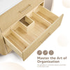 Custom image for Scandinavian Oak with Brushed Nickel Trim / White Quartz / No Mirror