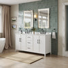Custom image for White with Matte Black Trim / Giotto Quartz / No Mirror