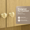 Custom image for Honey Oak with Brushed Gold Trim