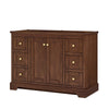 Custom image for Dark Walnut with Brushed Gold Trim / No Mirror