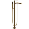 Custom image for White with Polished Chrome Trim and Brushed Gold Faucet / 67