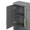 Custom image for Dark Gray with Brushed Gold Trim