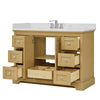 Custom image for Honey Oak with Polished Chrome Trim / Giotto Quartz / No Mirror
