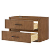 Custom image for Toasted Walnut with Matte Black Trim / No Mirror