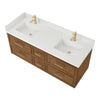 Custom image for Toasted Walnut with Satin Bronze Trim / Giotto Quartz / No Mirror