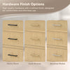 Custom image for Scandinavian Oak with Satin Bronze Trim / Giotto Quartz / No Mirror
