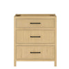 Custom image for Scandinavian Oak with Matte Black Trim / No Mirror