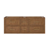 Custom image for Toasted Walnut with Satin Bronze Trim / No Mirror